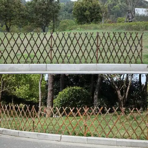 竹栅栏竹篱笆菜园花园栅栏楠竹片栅栏毛竹片篱笆户外公园围栏篱笆青竹