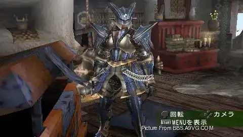 psp怪物猎人2g全套装图鉴56级装备剑