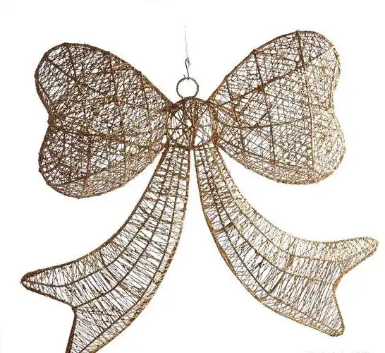 工艺品 挂件花 圣诞挂件 婚礼挂件家装工艺品铁丝编制品 蝴蝶