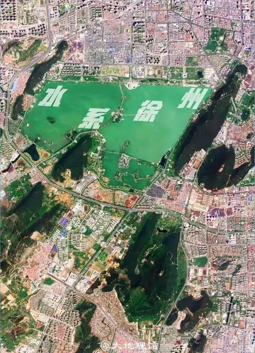 徐州云龙湖卫星图