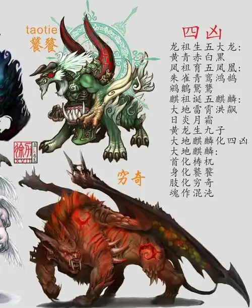 中国上古十大神兽凤凰第三麒麟第四第一是它那么十大凶兽又是怎么排行