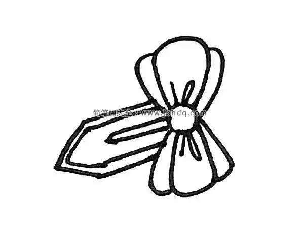 步画儿童发夹简笔画发卡简笔画大全及画法步骤可爱的发卡简笔画图片发