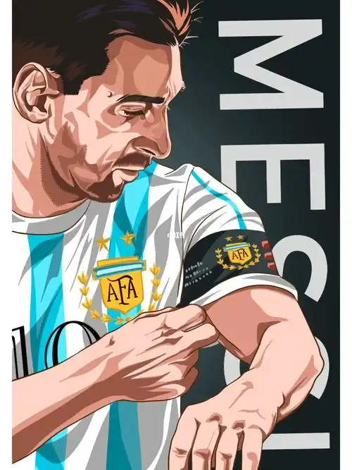 世界杯  #procreate绘画  #梅西