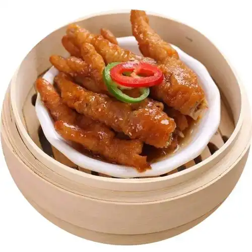 广式早茶点心速冻酱香凤爪鼓汁排骨糯米鸡茶楼煎饺虾饺包点