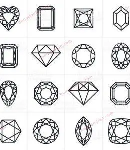 钻石简笔画