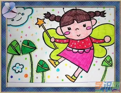 少儿水彩画作品图片