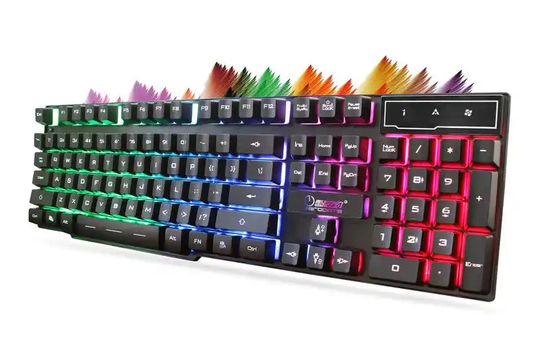 零点之约x11(usb)发光键盘 黑色三色炫光字缝隙透光 渠道价:￥ ***.