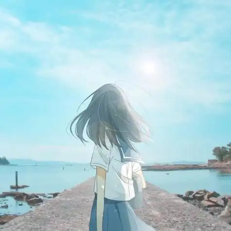 卡通头像女生背影伤感动漫 卡通头像图片大全 -【爱个性】