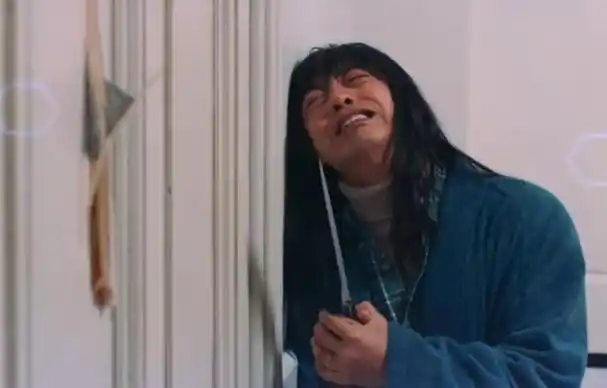 爱情公寓5张伟版闪灵这么恐怖的电影看到张伟的脸我笑了