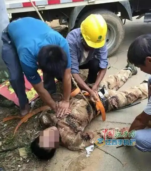 九江都昌和合乡一工人施工过程中不幸触电身亡图