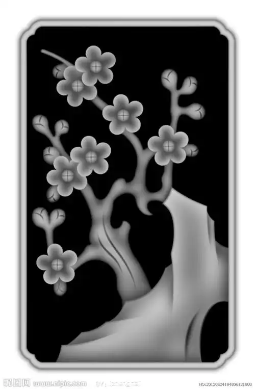 浮雕灰度图图片