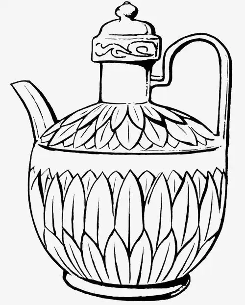 中国风古风茶壶茶叶品茶装饰元素设计