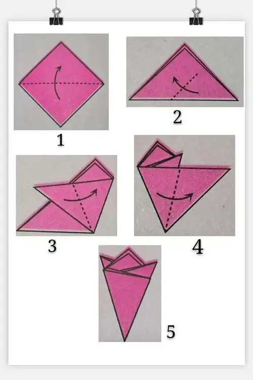 怎么剪一幅轴对称图形(剪纸剪规则的对称图形) - 绿巢号