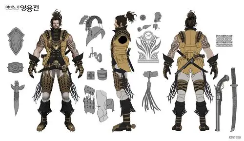 2467张角色设计三视图参考学会做专业的角色设计