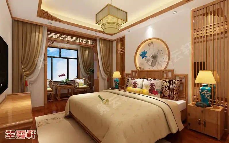 300平米中式别墅装修将古风幽雅的中式气质融入生活中