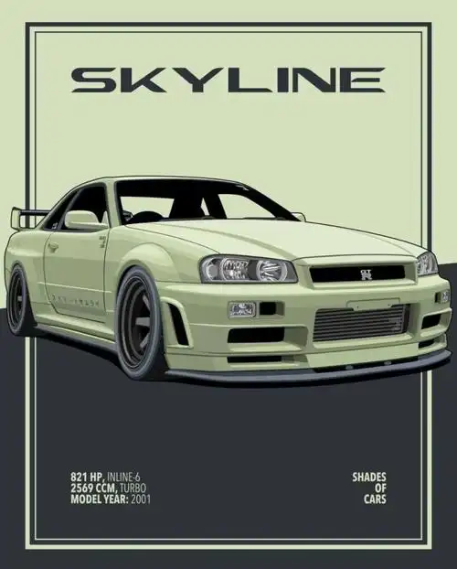 二手车小胖说, 总有一台gtr是你爱的,壁纸限量!