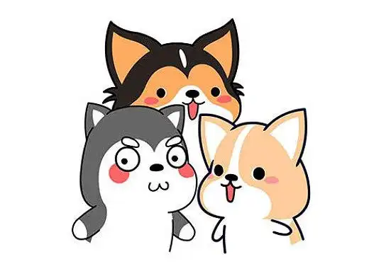 网络表情57063634年前柯基咯叽微信表情包"柯基咯叽与小伙伴"火热来袭