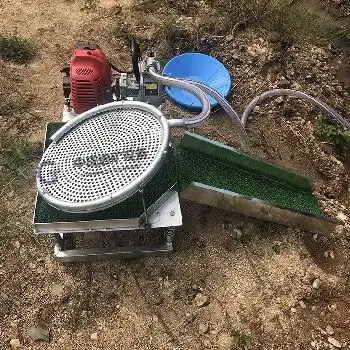 户外小型便携式汽油淘金机