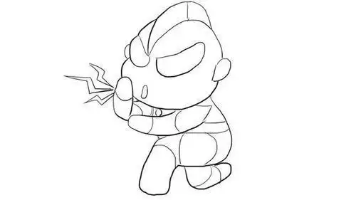 简笔画搞笑奥特曼