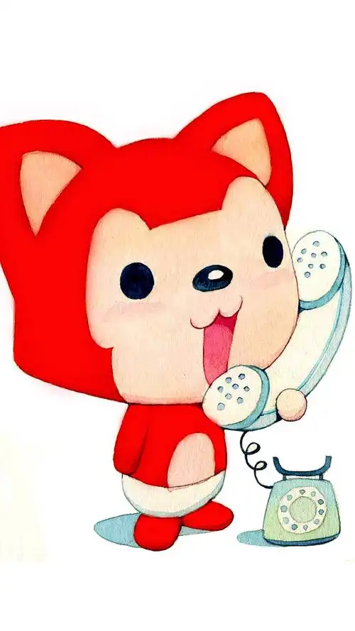 可爱卡通形象阿狸手机壁纸