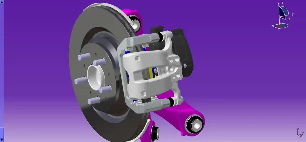 制动系统动画卡钳epbibooster