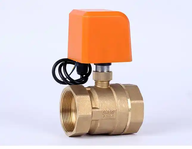 电动二通球阀二线常闭常开电动水阀开关双向4分15ac220vdc24v12v4分