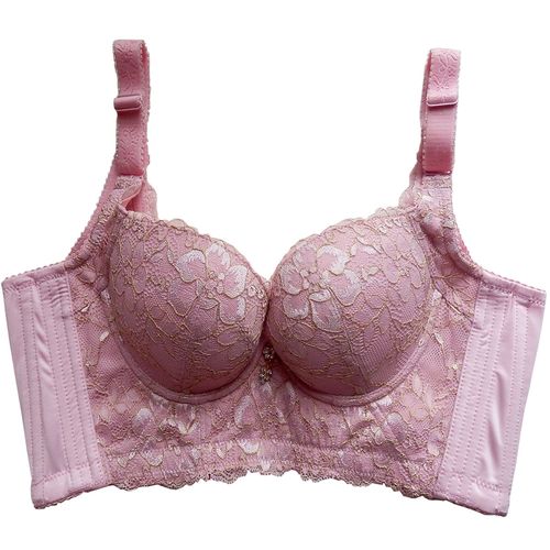 软钢圈中厚小胸显大调整型文胸聚拢侧收副乳丰满性感胸罩上厚下薄