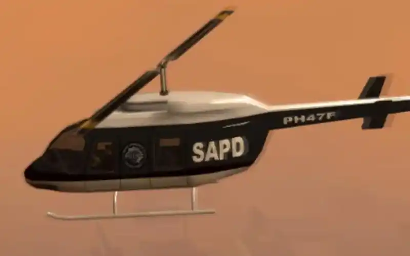 gta圣安地列斯警用直升机sapd语录自制中文字幕