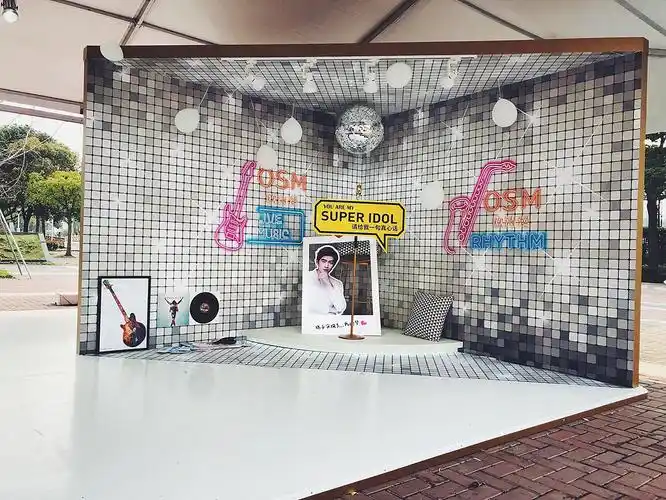 路演快闪店美陈3d效果图设计