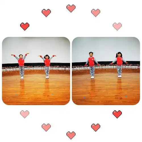 斜上位提腕,斜下位压腕,碎步大波浪动作.