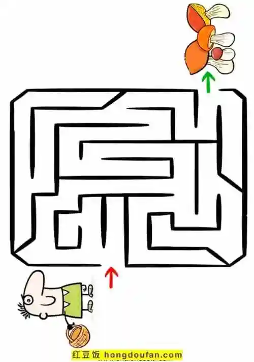 12张可打印卡通彩色迷宫游戏图片免费下载