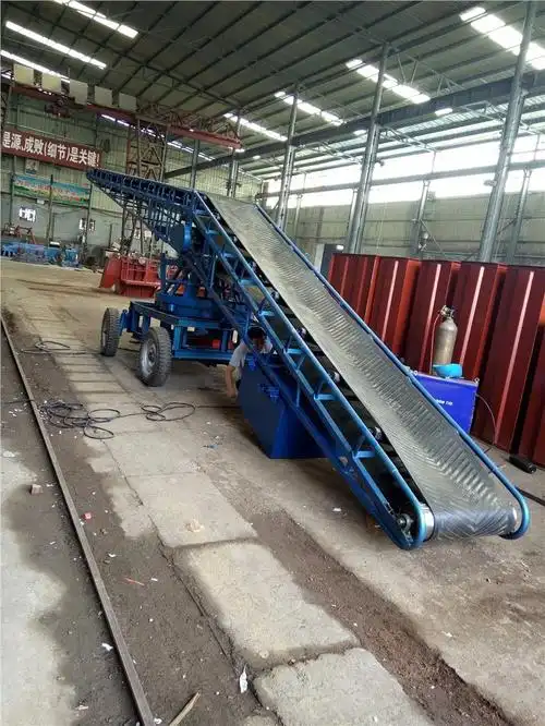 徐州装麦子用输送机 丰庆4米半长皮带机