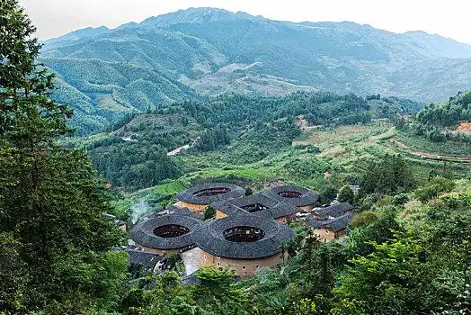 福建南靖土楼全景