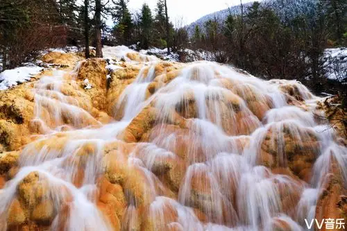 四川黄龙景区风景图