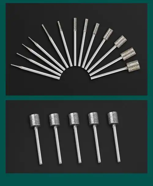 玉石雕刻钻孔钻头a金刚石打孔针高硬度玉雕玛瑙翡翠石头打眼工具a针05