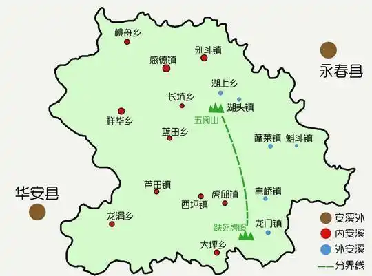 安溪铁观音产地分布