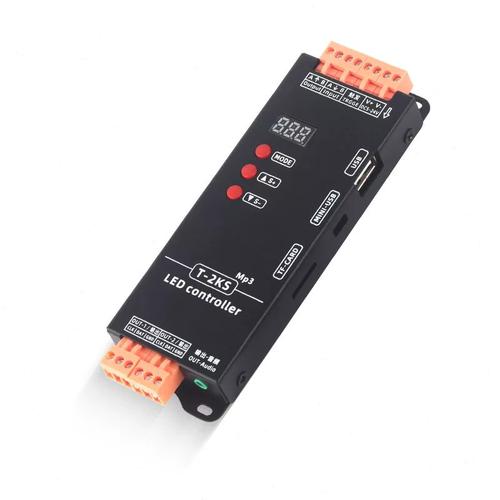 led全彩控制器t1k线条灯点光源动感灯箱幻彩灯带可编程2811sk6812