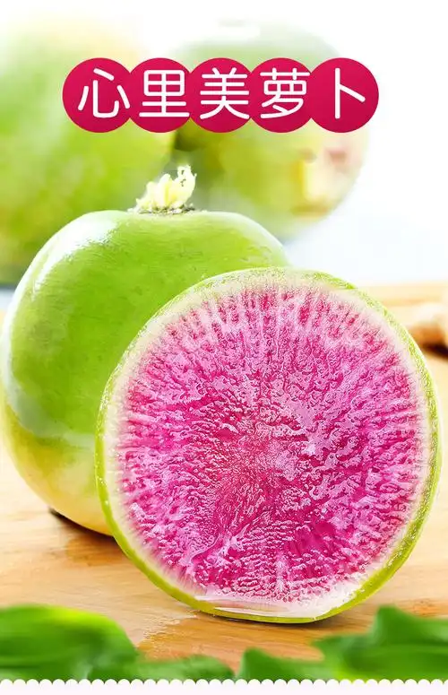 山东心里美萝卜新鲜红心泡菜红水果萝卜5斤