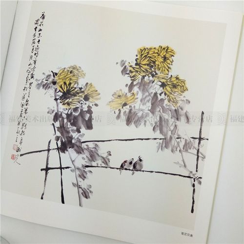 沈山风唯美写意花鸟画精选 动态写生彩墨山水勾勒画册页当代唯美工笔