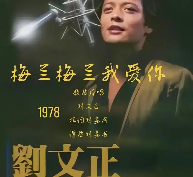 《梅兰梅兰我爱你》是1978年由刘家昌作词作曲,刘文正演唱的 - 抖音