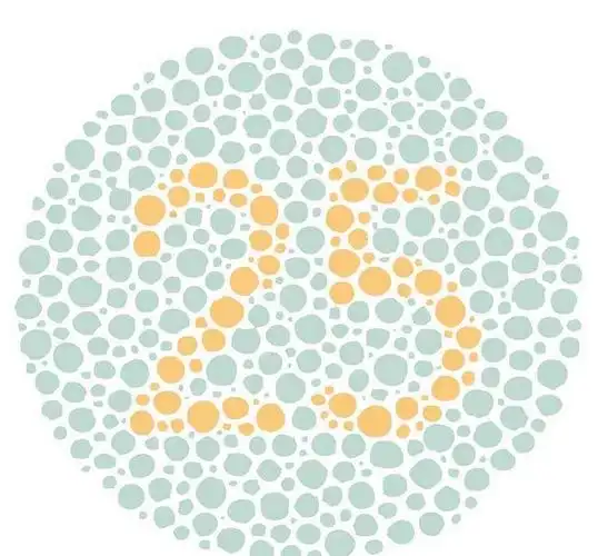 5张色盲检测图,3个都看不出来别想考驾照,最后一个90%看不出