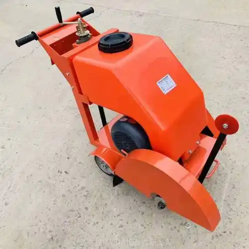 混凝土路面切割机汽油电动地面开缝机手扶式切缝机