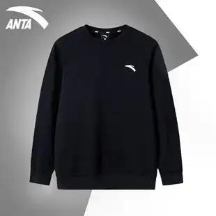 安踏卫衣男运动衣长袖上衣春秋男款t恤秋季秋装衣服官方旗舰男装