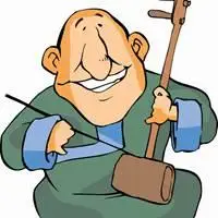 二胡卡通头像 拉二胡的卡通q版头像_微信头像图片大全