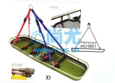 急救 急救担架/铲式担架 篮式担架 美国玻璃纤维可对折救援担架(l2180