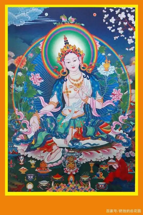 二十一尊度母唐卡像