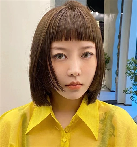 个性短发公主切 大脸圆脸立马变小_刘海发型 - 美发站