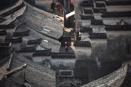 俯瞰石浦渔港古城