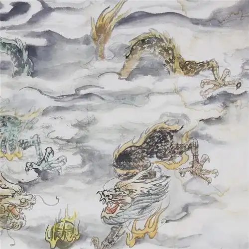 谢长明 三龙戏珠