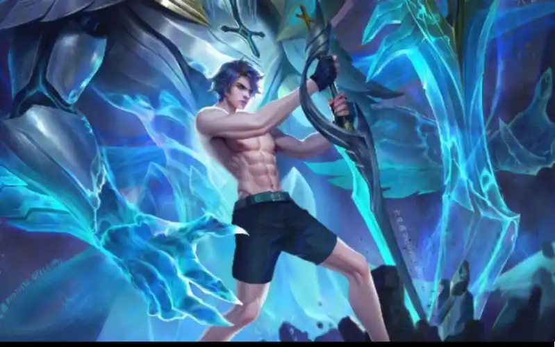 王者荣耀清凉装更衣室——铠·曙光守护者,五五开黑节皮肤,铠爹胸肌